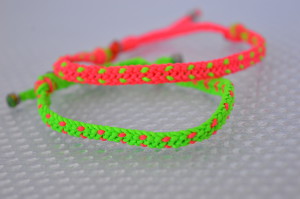 Pulseras flúor